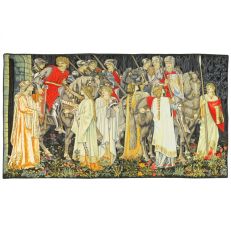 The Arming and Departure of the Knights tapestry (without border)