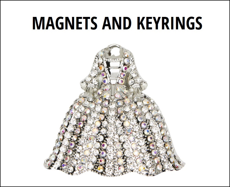 Shop Crown to Couture keyrings and magnets