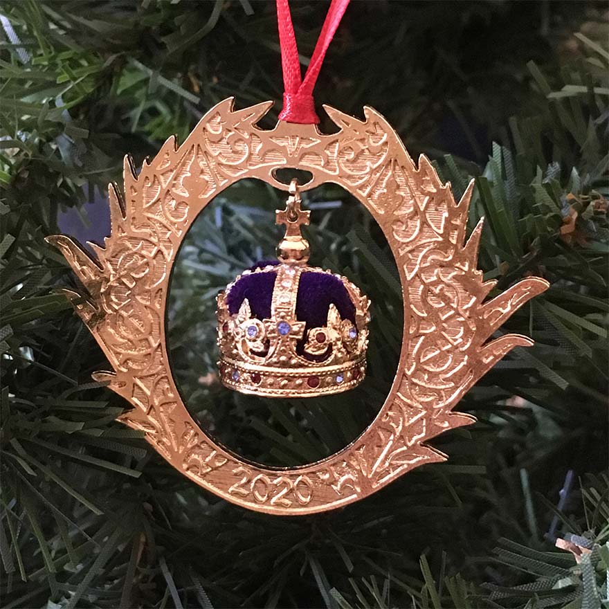 Crown jewels dated decoration